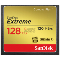 闪迪 SDCFXS-128G-Z46 至尊极速版 读取速度120MB/S128GB CF存储卡 (单位:个)