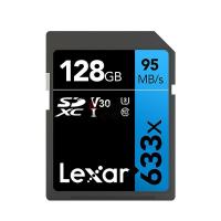 雷克沙Lexar LSD128GCB1AP633 633X 读取速度95MB/s 128G SD存储卡 单位:个