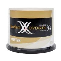 铼德(RITEK) DVD+R 8速8.5G X系列 光盘 50.00 张/筒 (计价单位:筒)