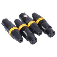 秋叶原(CHOSEAL) QD2002B 卡农母头 高保真音频接头 (计价单位:条) 黑色