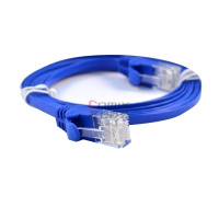酷比客(L-CUBIC) LCLN5ESBBU-2M 2M 超五类纯铜扁平网线 2.00 米/根 (单位:根) 蓝色