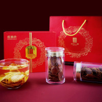长白山人参 红参片礼盒(两瓶装)φ2.0 100g/盒