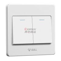 公牛(BULL) G07K211C 二开单控开关 86型面板 照明开关 (计价单位:个) 白_