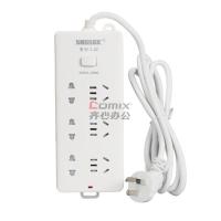 赛时工控 SKSC8-10880 三位5孔 三位2孔 250V 2500W 185*78*30mm移动式排插 个 白_