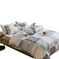 伊伊爱 TB2000255 200*230cm 都市生活 新品全棉格子系列 单被套 1 件/条 (单位条) 都市生活_