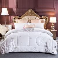 伊伊爱 DB-8YMB-001 全棉防羽布丝光羊毛被 秋冬保暖被子 200*230cm 棉被 (计价单位:件) 白色_