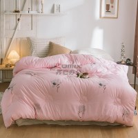 伊伊爱 Z01900015 全棉斜纹棉花冬被 秋冬保暖被 6斤 200*230cm 棉被 (计价单位:件) 粉_