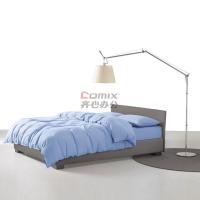 伊伊爱 TJ0WL02201564 /200*230cm水洗哑光长绒棉眠雾蓝纯色四件套 床上套件 (单位套) 眠雾蓝_