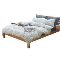 三极户外Tri-Polar TP2980 1.5M床笠款日式纯棉无印风格水洗棉格子 四件套 单位:套 晚秋格_