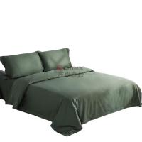 伊伊爱 T02000280 -1.5米床 60S 贡缎长绒棉 床上四件套 (计价单位:套) 军绿色_