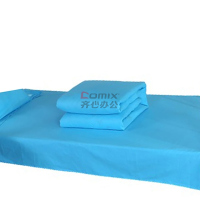 三极户外 TP2985 40纱织 床单被罩1.5*2m 枕套40*65cm 湖蓝色 三件套 (单位:套) 湖蓝色_