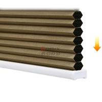 伊伊爱 CL0LJ02000039 健康科技蜂巢拉珠 全遮光 窗帘 1.00 米/平方米 (计价单位平方米) 卡其色_