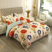 伊伊爱TJ0ZF02100947 被套220*240cm床单230*250cm枕套48*74cm*2 套件 套 夕颜_