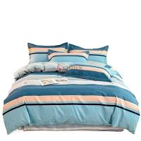 伊伊爱 TJ0ZF02201730 /200*230cm 铂金条纹磨毛四件套 (计价单位:套) 伊莎贝尔_