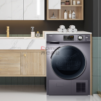 海尔(Haier) GBN100-126 纤美10KG热泵全自动 滚筒烘干机 (计价单位:台) 灰色_