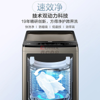海尔(Haier) XQS90-Z128 9公斤双动力 定频二级能效 全自动 波轮洗衣机 (计价单位:台) 灰色_