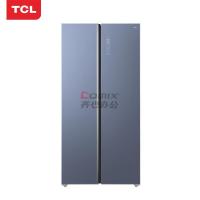 TCL R551P10-SS 551升 四区双变温 多点离子杀菌 干湿分储 十字对开门冰箱 (计价单位:台) 晶釉蓝_