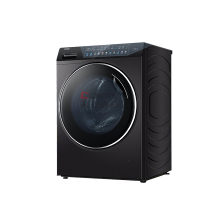 海尔 XQG130-HBM14186LU1 13kg直驱 全自动 BlingBling彩装机 滚筒洗衣机 台 银黑色_