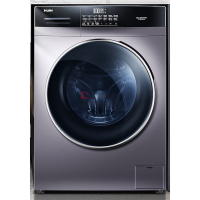 海尔(Haier) EG100HBDC6S 智能投放蒸汽除菌10KG洗烘一体变频全自动 滚筒洗衣机 (单位台) 银色_