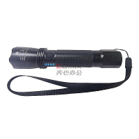 深照紫光 YJ1015 1W IP66 Exd II CT6 Gb 3.6V LED固态微型强光防爆电筒 套 黑色_