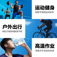 外星人电解质水0糖0卡饮料 青柠口味 300mL*12瓶 整箱装_