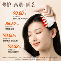 科爱元素玉石小月梳_