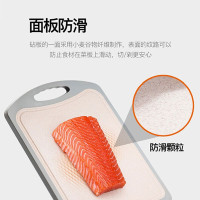 康巴赫菜板整竹谷纤维砧板双面防滑切菜案板38.5*26.5cm_