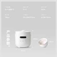 olayks.立时5L电压力锅(陶白)OLK-501D DYLG00503_