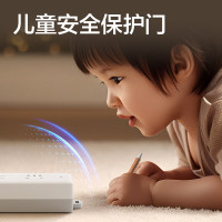 得力(deli)3C认证国标安全插座 插排/插线板/接线板/排插/拖线板 总控开关 儿童保护门 18276-02_
