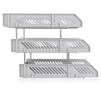 得力9209文件座(浅灰)_