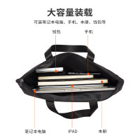 得力5840手提式双层收纳袋(黑)(只)_