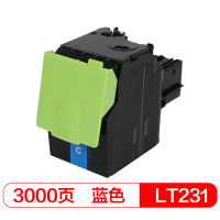 国际 LT231C 打印量约3000页 适用于联想lenovoCS2310N/CS3310DN打印机硒鼓 支 蓝色_