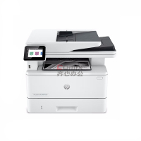 惠普 HP LaserJet Pro 4104fdw+双面输稿器- A4黑白激光一体机 白色_