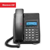 纽曼(Newmine) HL2008TSD-208(R) 支持通讯录 办公酒店话机 双百兆网口 IP电话机 台 黑色_