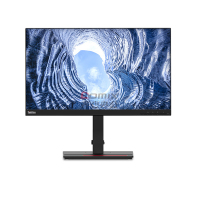 联想(Lenovo) T24h 23.8英寸QHD2K高清升降旋转 电脑显示器 (计价单位:台) 黑色_