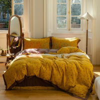 伊伊爱 TJ0RX02201540 /200*230cm全棉色织提花四件套 床上套件 (计价单位:套) 繁花似锦_