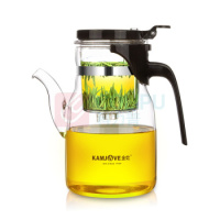 金灶(KAMJOVE) K-208 飘逸杯 泡茶壶 玻璃茶具 (计价单位:套) 透明_