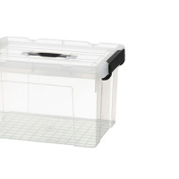 凯圣蓝 KSL-ZZX1 600*400*260mm 斜插式周转箱带盖 (计价单位:个) 蓝色_