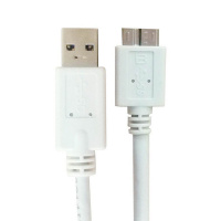 酷比客(L-CUBIC) LCCPUSB3AMCWH-1.5M-白色 USB3.0硬盘线 (计价单位:个) 白色_