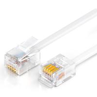 山泽(SAMZHE) DH-4002L 4芯多股6P4C纯铜电话线 2.00 米/根 (计价单位:根) 白色_