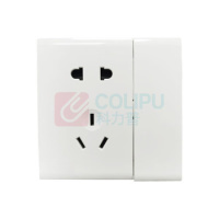 和齐顺(Hikesun) E60 一开五孔 暗装 插座 (计价单位:个) 白色_