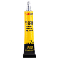 得力7140万能胶(黄)(7ml/瓶)__