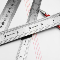 欧标(MATE-1ST) B2488 30cm 不锈钢 直尺 (计价单位:把) 金属色__