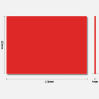 西玛(SIMAA) 6883 胶垫 方形印章垫 (计价单位:个) 红色__