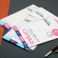 国誉(KOKUYO) WCN-CLL2-WV FA5/36页 Campus自填式日程活页纸 (:本) 浅蓝色__