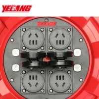 野狼 移动电缆盘YL15YA 线盘3*2.5mm²/30米250V10A插座 开关独立控制 单位:只