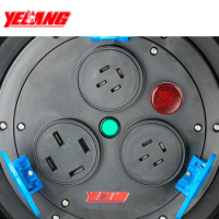 野狼 移动电缆盘YL703F 线盘3*2.5+1*1.5mm²/30米400V25A插座 三火一地 单位:只