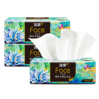 洁柔(C&S) BR241-48R 纸面巾(艺术油画软抽) 3.00 包/提 (计价单位:提) 绿色