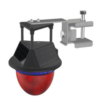 苏识 SS4903L DC3.7V 0.5W 0.3Hz IP66 LED 太阳能语音警示灯 (计价单位:盏) 黑色