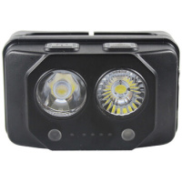 晫安联ZP005A DC3.7V 3W 169lm IP66 4h/8h/16h近电感应LED多功能工作头灯 台 黑色